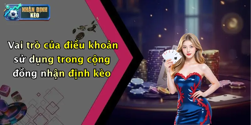 Vai trò của điều khoản sử dụng trong cộng đồng nhận định kèo