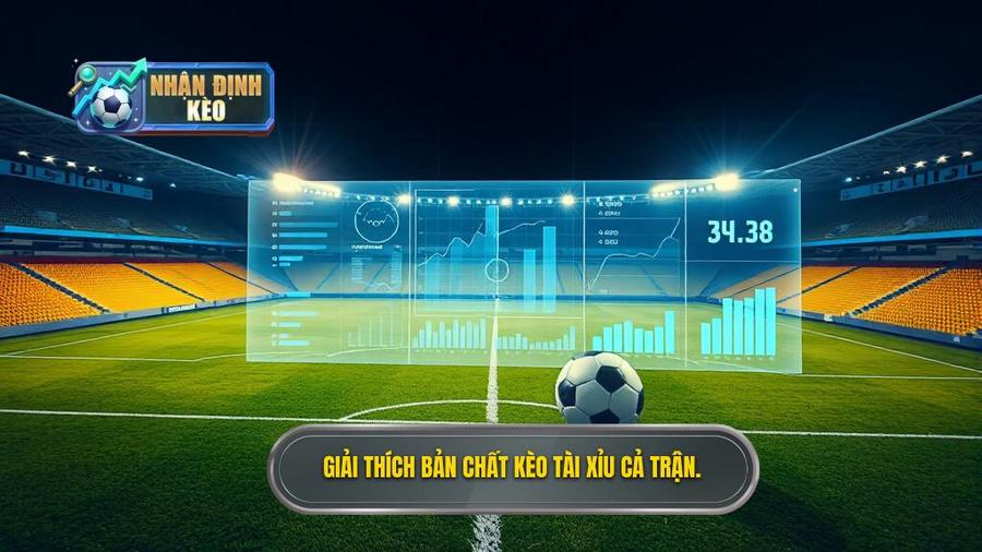 1. Giải thích bản chất kèo tài xỉu cả trận.