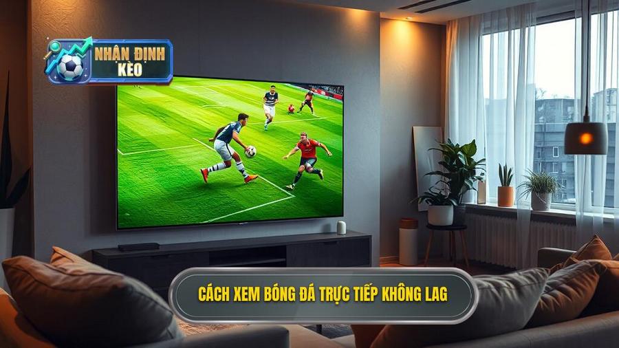 Hướng dẫn cách xem trực tiếp bóng đá hôm nay không bị giật lag
