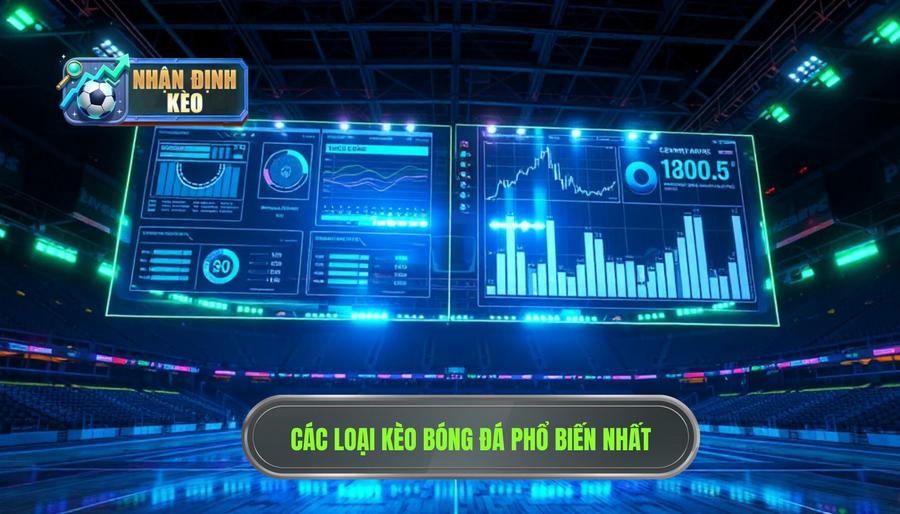Các loại kèo phổ biến trong nhận định kèo hôm nay